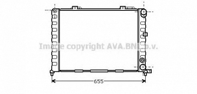 AVA QUALITY COOLING al2052 -  Радиатор, охлаждение двигателя